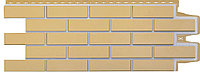 Панели фасадные Кирпич Премиум Горчичный
