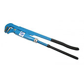 Ключ Трубный КТР - 2 (1,5") губки под углом 90 градусов усов синие, шлифован. губ., обрез. ручки (BTP0615)