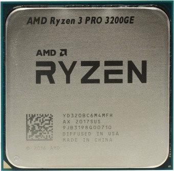 Процессор AMD Ryzen 3 PRO 3200GE 3,3ГГц (3,8ГГц Turbo), фото 2