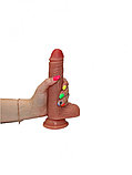 Фаллоимитатор реалистичный с мошонкой на присоске Phallus Toys, фото 2