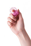 Виброкольцо на пенис гелевое  Ring розовое, 1,7 см, фото 2