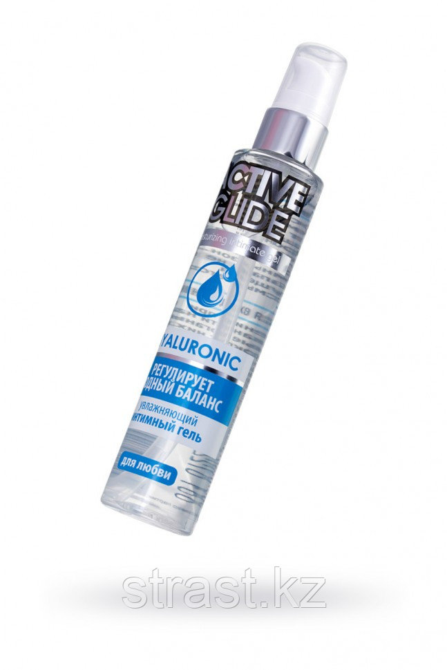 Гель-любрикант увлажняющий Active Glide Hyaluronic с гиалуроновой кислотой, 100 г