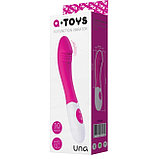 Вибратор силиконовый ToyFa Una с увеличенной головкой для G-стимуляции, 10 режимов, 12 см, фото 3