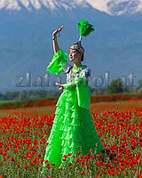 Стильные казахские костюмы женские прокат.