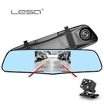 Видеорегистратор-зеркало заднего вида LESA T1 (с камерой заднего вида)