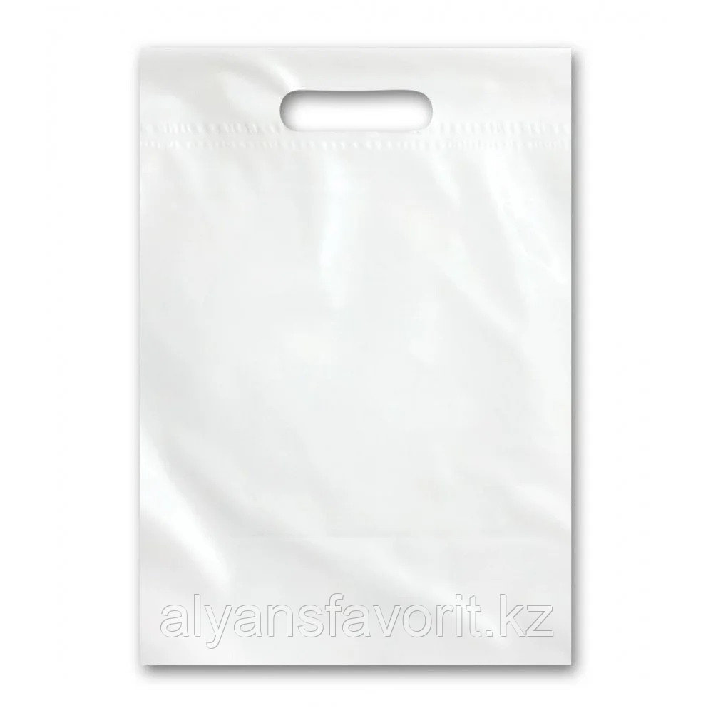 Пакет рекламный, размер: 20*30 см., цвет:белый - без логотипа. РК