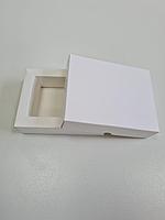 Коробка крышка+дно внешний размер12*9,5*3см белая(9*6,5*3) внутренний размер
