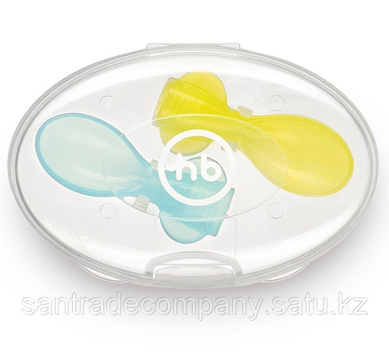 Ложки-накрутки Happy Baby в футляре FOOD POUCH SPOON-TIPS