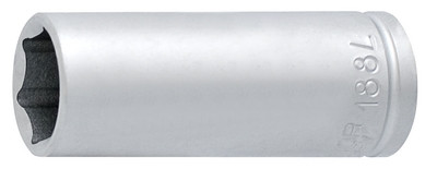 Головка торцевая шестигранная удлинённая, 1/4" - 188/2L6p UNIOR