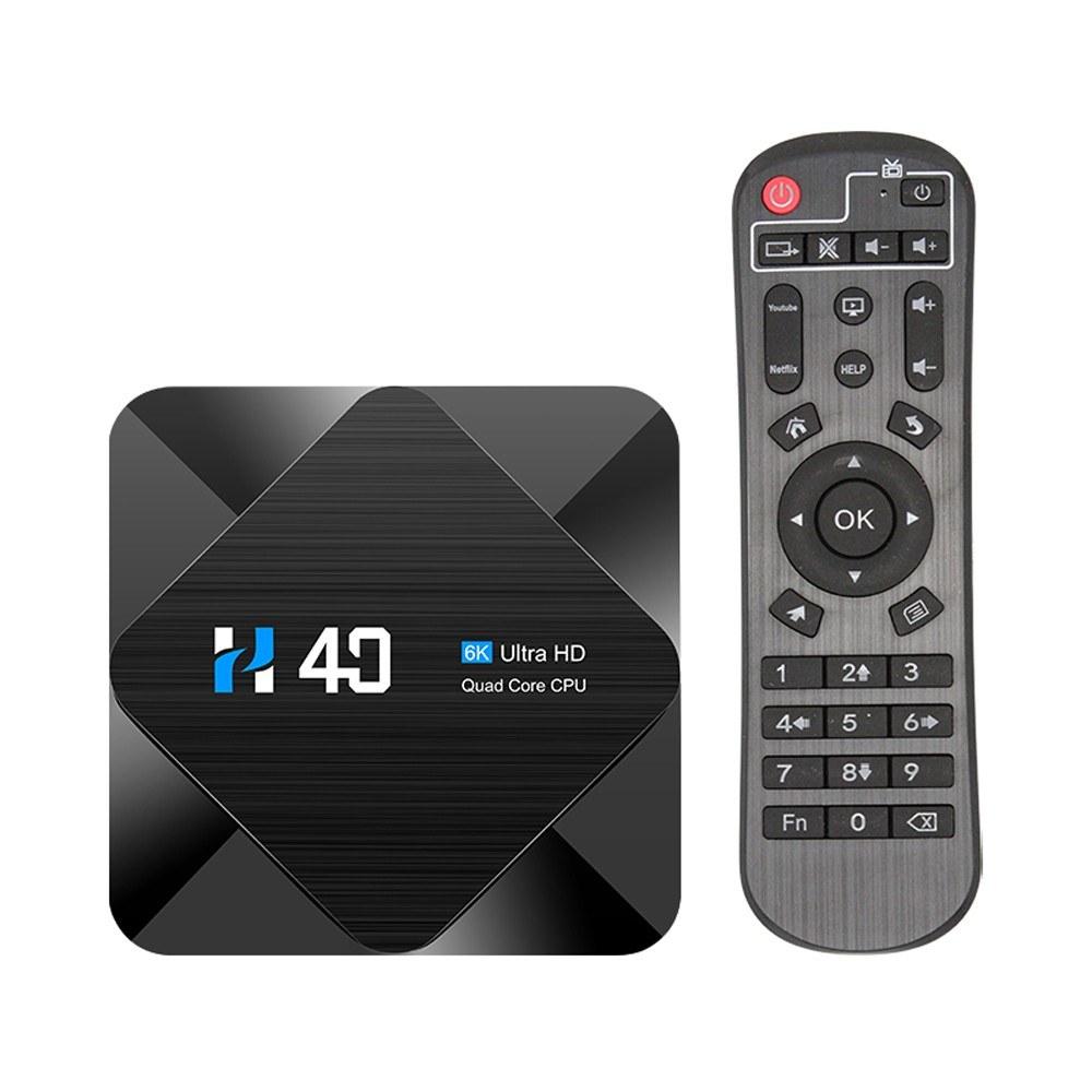 H40 Android 10.0 TV Box 4GB / 64GB - фото 1 - id-p86536740