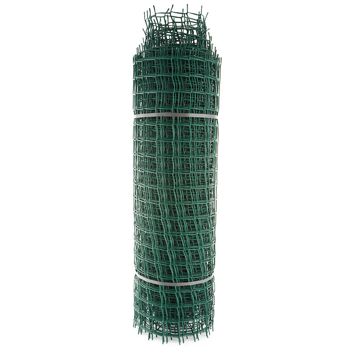 Садовая пластиковая решетка "Мелкая" ПРОФИ, рулон 1х20 м, ячейка 50х50 мм