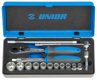 Набор головок торцевых 1/4" в металлической коробке - 188BI6P16INCH UNIOR