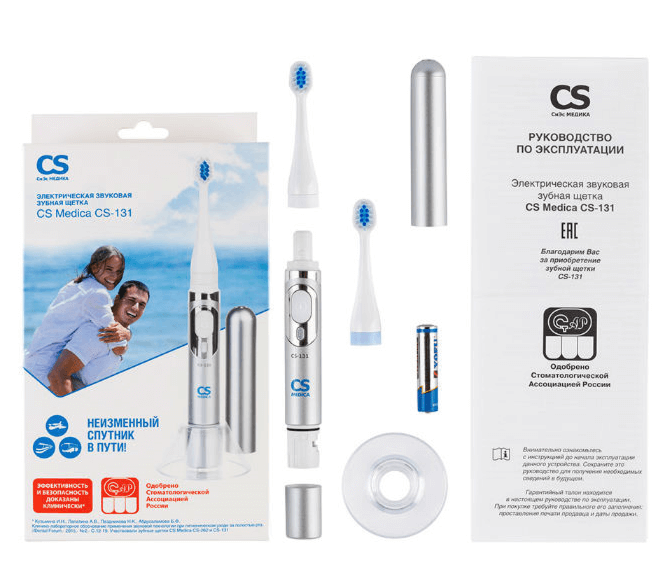 Электрическая звуковая зубная щетка CS Medica CS-131