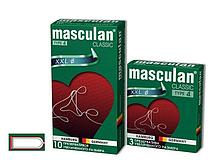 Презервативы "MASCULAN 4 CLASSIC №10" (увеличенный размер) 10 шт.