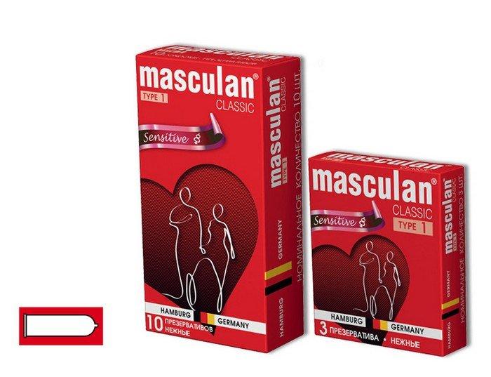 Презерватив Masculan Sensitive Plus № 10 (Нежные)