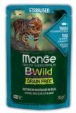 Monge BWild GF Cat 85г (Тунец) Влажный корм для стерилизованных кошек Bocconcini Tonno