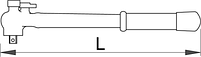 Ключ динамометрический изолированный, 1/2" - 264VDEDP UNIOR, фото 2