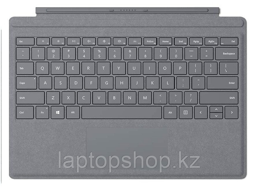 Клавиатура беспроводная Microsoft Surface Pro Alcantara Signature Type Cover Gray