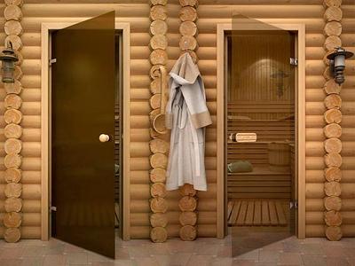 Двери для бани и сауны .