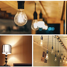 Лампа led Эдисона 4 ватт,  лампы ретро-стиля, ретро лампы, винтажные лампы, старинные лампы, фото 3
