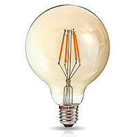 Лампа светодиодная Эдисона 7,5 ватт. Винтажная лампа led, старинная лампа для интерьера.