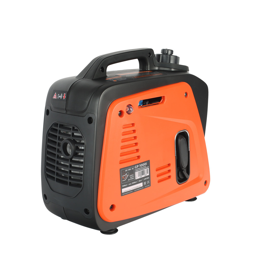 Генератор инверторный PATRIOT 1000i, 0,7/0,9 кВт, уровень шума 58 dB, вес 8,5 кг