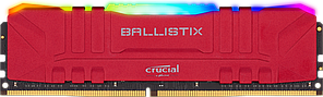 Оперативная память 16GB DDR4 3200MHz Crucial Ballistix RGB Gaming Memory RED PC4-25600 1.35V CL16 16-18-18-36
