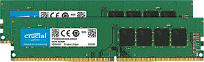 Оперативная память 32GB KIT (2x16Gb) DDR4 2666MHz Crucial PC4-21300 CL=19 19-19-19 Unbuffered NON-ECC 1.2V