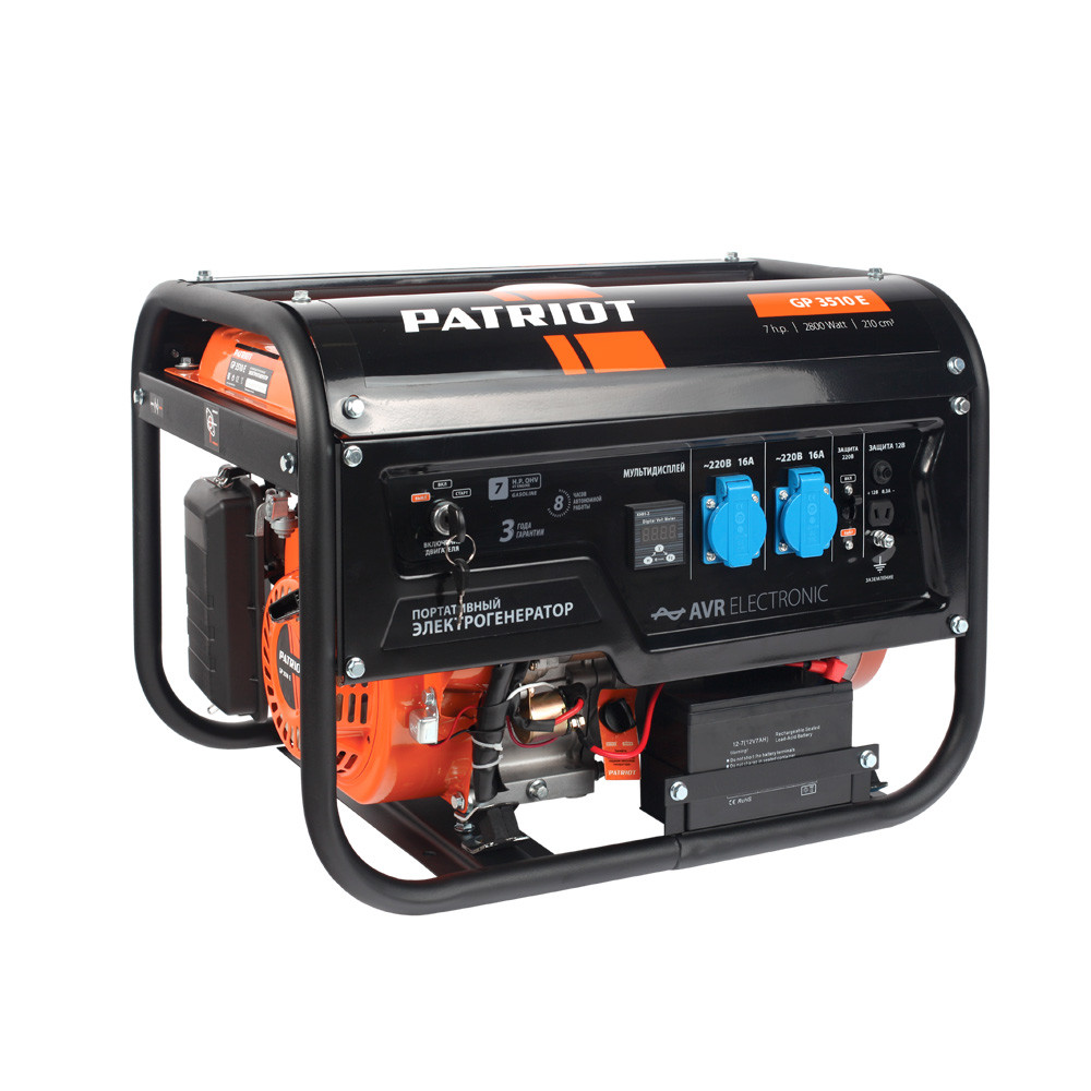 Генератор бензиновый PATRIOT GP 3510E