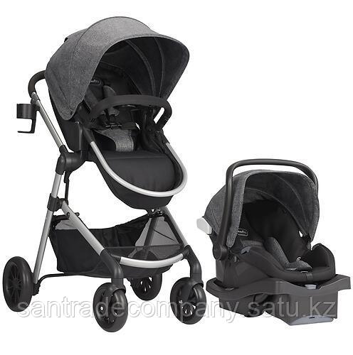 Коляска Evenflo 🇺🇸 Travel System Pivot (Aspen Sky)с автокресло.