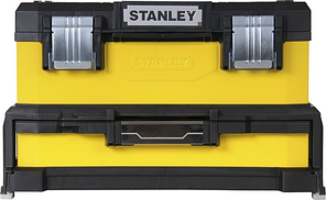 Ящик для инструмента STANLEY YELLOW METAL PLASTIC TOOLBOX WITH A DRAWER 20' 1-95-829 [1-95-829]