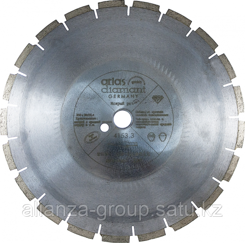 Алмазный диск для резки гранита ATLAS DIAMANT NS-G 450х30/25,4 [1042011]