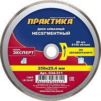 Алмазный диск для резки керамики ПРАКТИКА 1A1R 250х25.4 мм 034-311 [034-311]