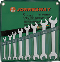 Набор ключей рожковых в сумке JONNESWAY W25108S 6-22 мм, 8 предметов [047336]