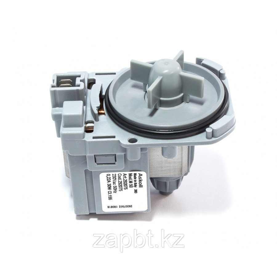 Помпа для стиральной машины Bosch, Asko, Askoll 3 защелки 25/30W, фишка вперед медь, 292075 T2121/M50 RS0656, фото 1