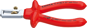 Съемник изоляции диэлектрический KNIPEX 1107160 1000 V, 160 мм [KN-1107160]