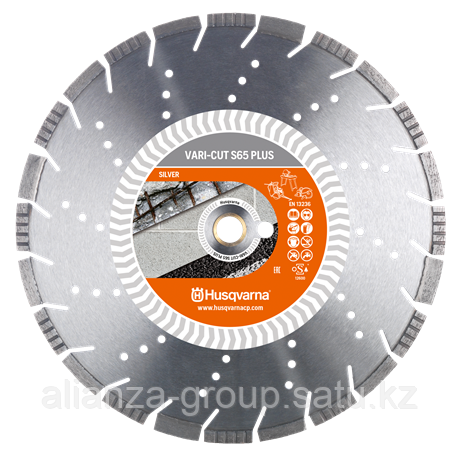 Алмазный диск универсальный HUSQVARNA VARI-CUT S65 400х25.4 мм 5879053-01 [5879053-01]