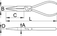 Плоскогубцы комбинированные телефонные - 503/4AP UNIOR, фото 2
