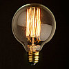 Лампы накаливания Эдисона 40 ватт, 10 см.  лампы ретро-стиля, ретро лампы, винтажные лампы, старинные лампы, фото 2