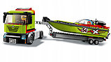 LEGO 60254 City Great Vehicles Транспортировщик скоростных катеров, фото 7