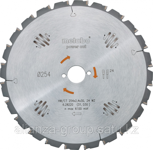 Пильный диск универсальный METABO 400х28х30мм HM [628018000]