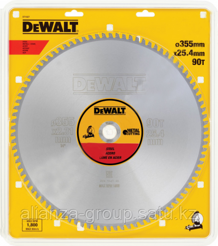 Пильный диск по стали DeWALT 355х90тх25.4 мм Extreme DT1927-QZ [DT1927-QZ]