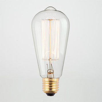 Лампы накаливания Эдисона 40 ватт, 10 см.  лампы ретро-стиля, ретро лампы, винтажные лампы, старинные лампы