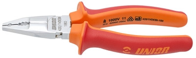 Плоскогубцы комбинированные, изолированные, рукоятки BI - 420/1VDEBI UNIOR