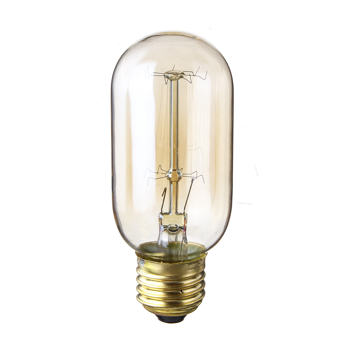 Лампочка ретро-стиля 40 ватт, ретро лампа накаливания, винтажная лампа, старинная лампа.
