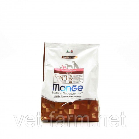 MONGE DOG MINI КОРМ ДЛЯ ЩЕНКОВ МЕЛКИХ ПОРОД 800Г