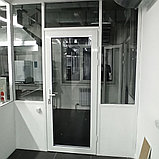 Дверь стеклянная в алюминиевом профиле, фото 3