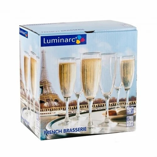 Набор фужеров для шампанского Luminarc FRENCH Brasserie(Diner) (6 штук) - фото 2 - id-p86626630