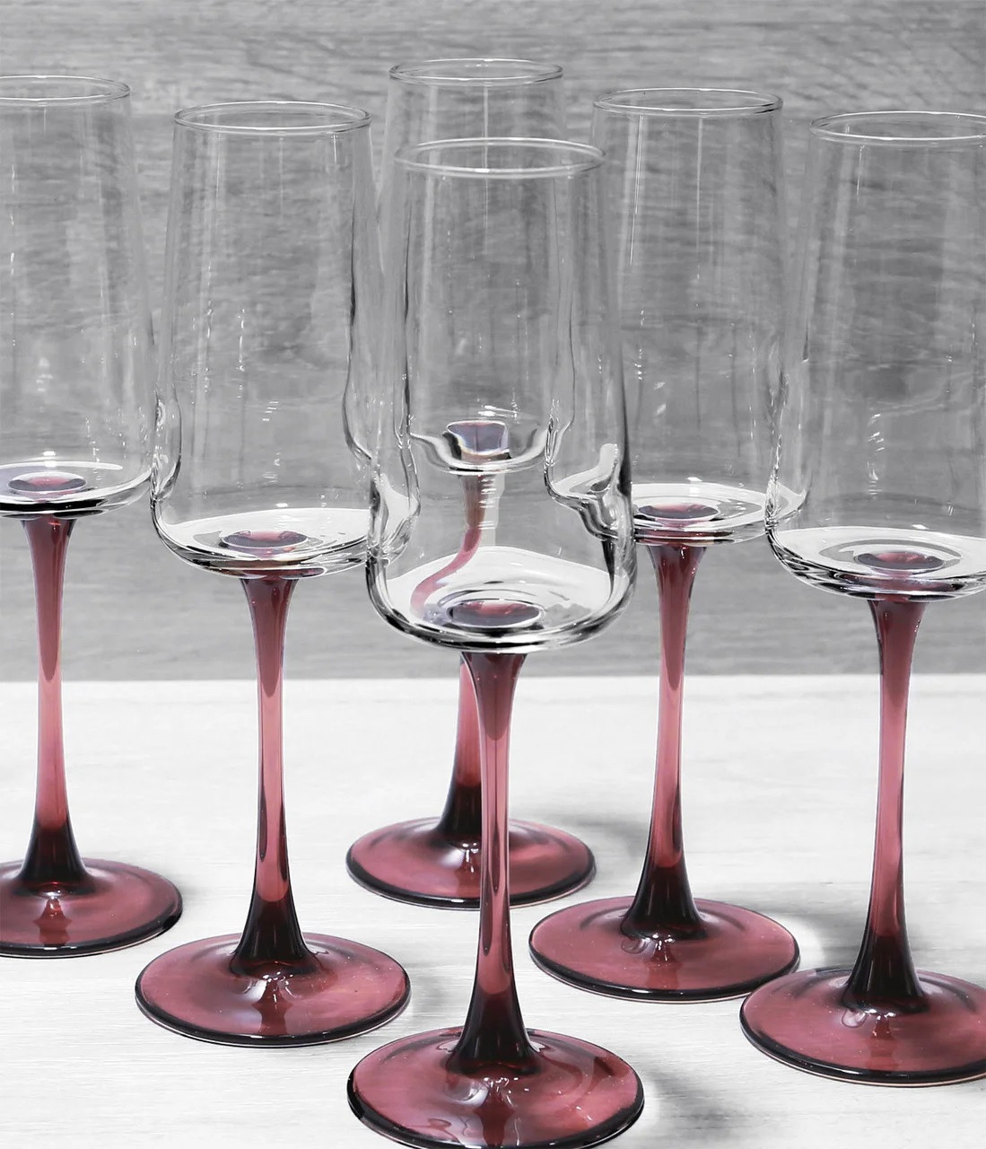 Набор фужеров для вина Luminarc Contrasto Lilac 250 мл. (6 штук) - фото 2 - id-p86628630