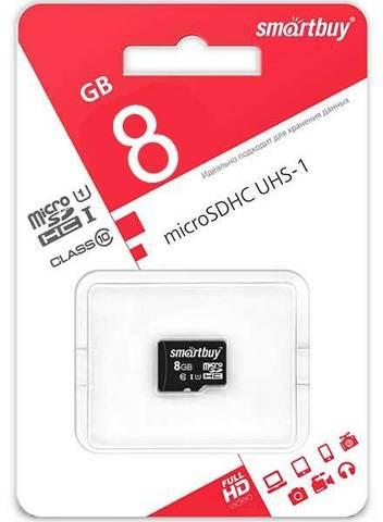 Карта памяти microSD SmartBuy SDCL10-00LE (8Gb Class 10) - фото 1 - id-p70217821